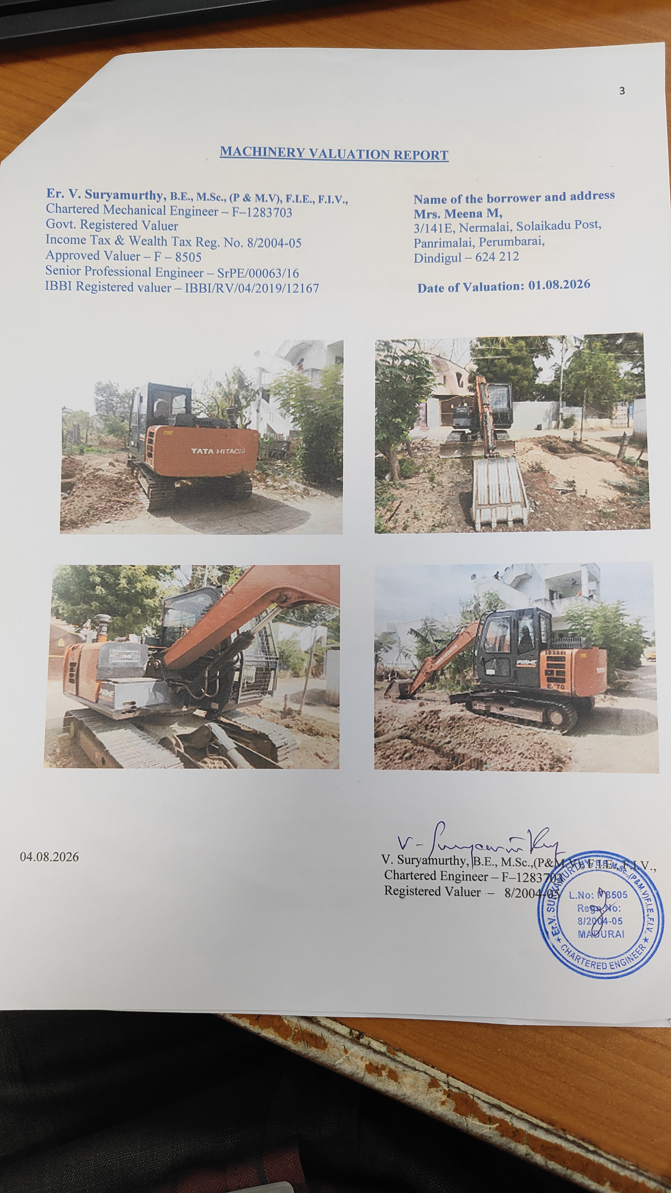 2023 Tata Hitachi EX 70 Prime Standard Hydraulic Excavator 3391 km 3 years for sale in CHANDRA KALA PARKING YARD Harveypatti — photo 2
