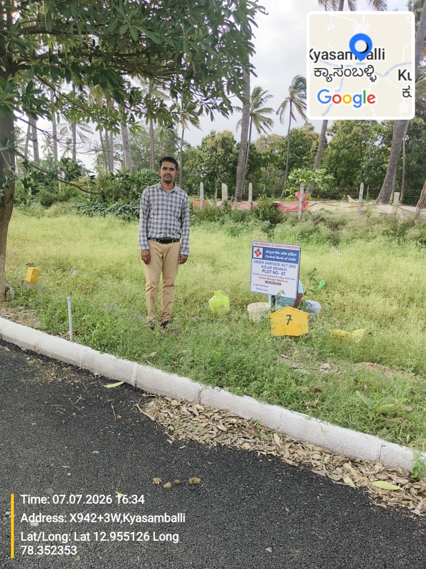 1166 square feet Plot for sale in KYASAMBALLI Robertsonpet — photo 3