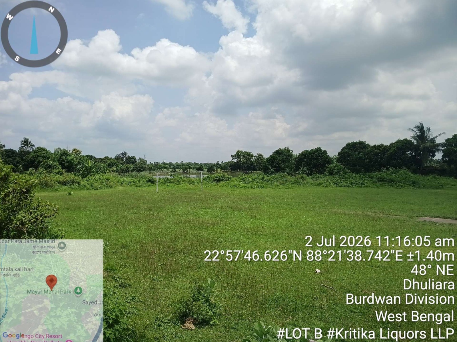 Plot for sale in DHULIYARA Bansberia — photo 1