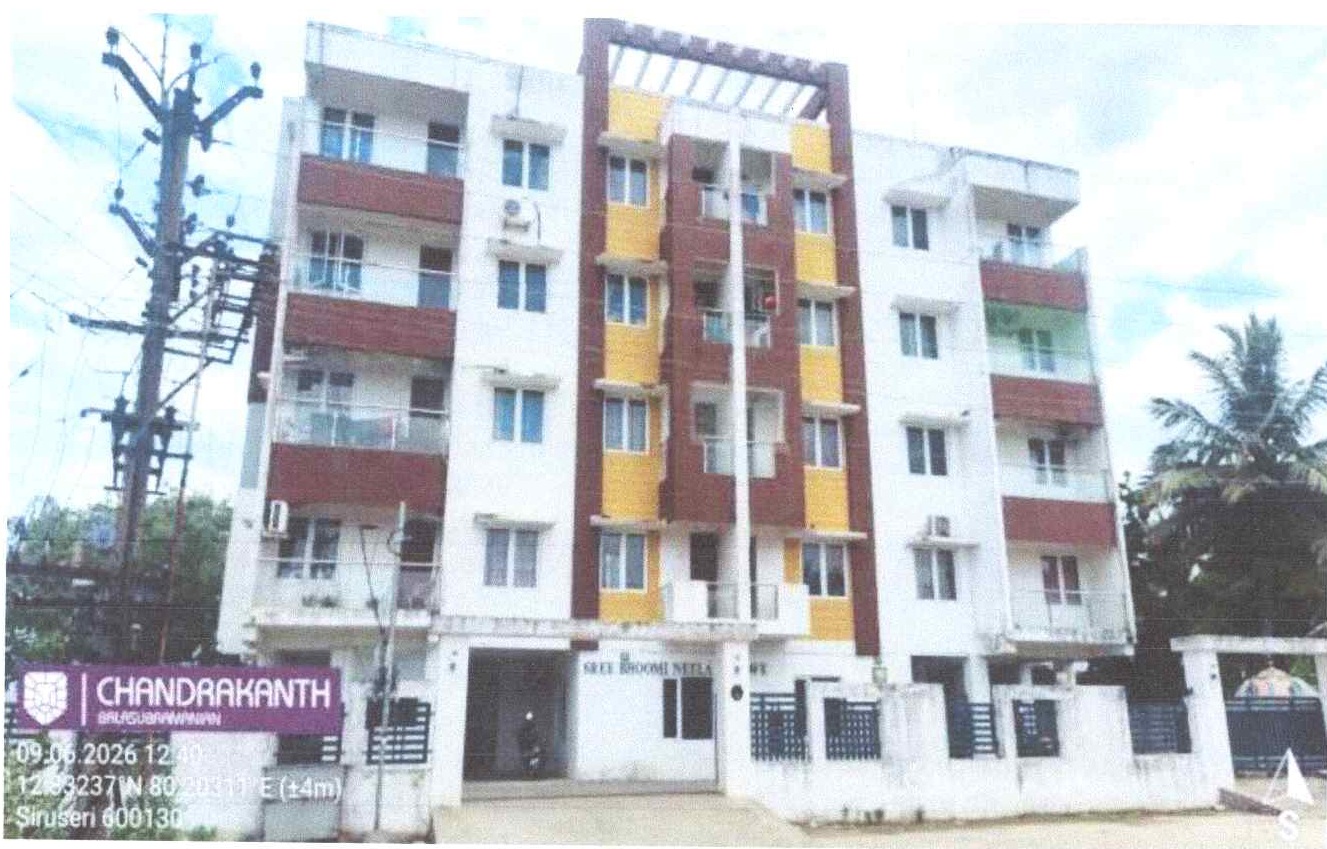 847 square feet Flat for sale in Chennai — photo 1
