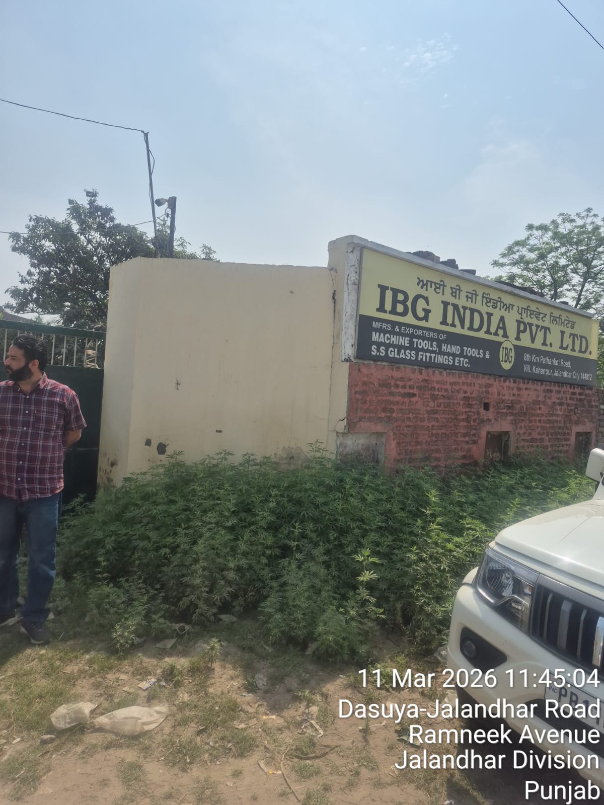 5022 square yard Industrial Plot with Factory Building for sale in Jalandhar