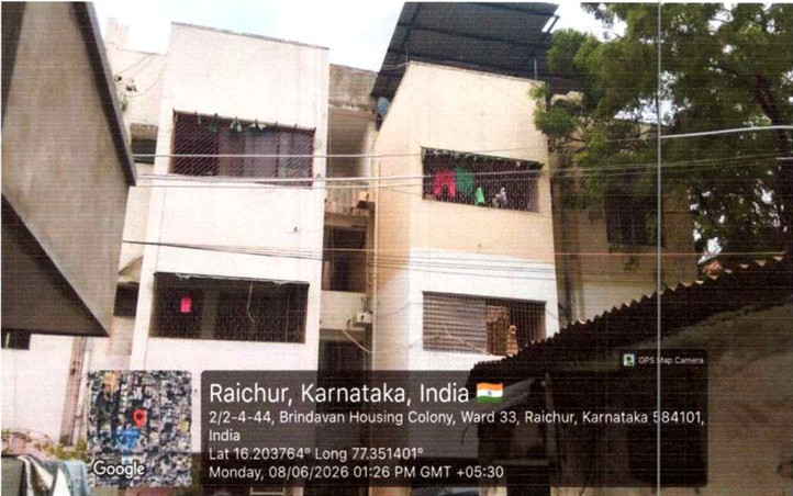 998 square feet Flat for sale in RAICHUR Raichur