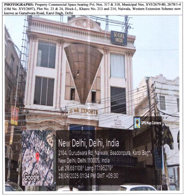 815 square feet Shops for sale in Karol Bagh New Delhi