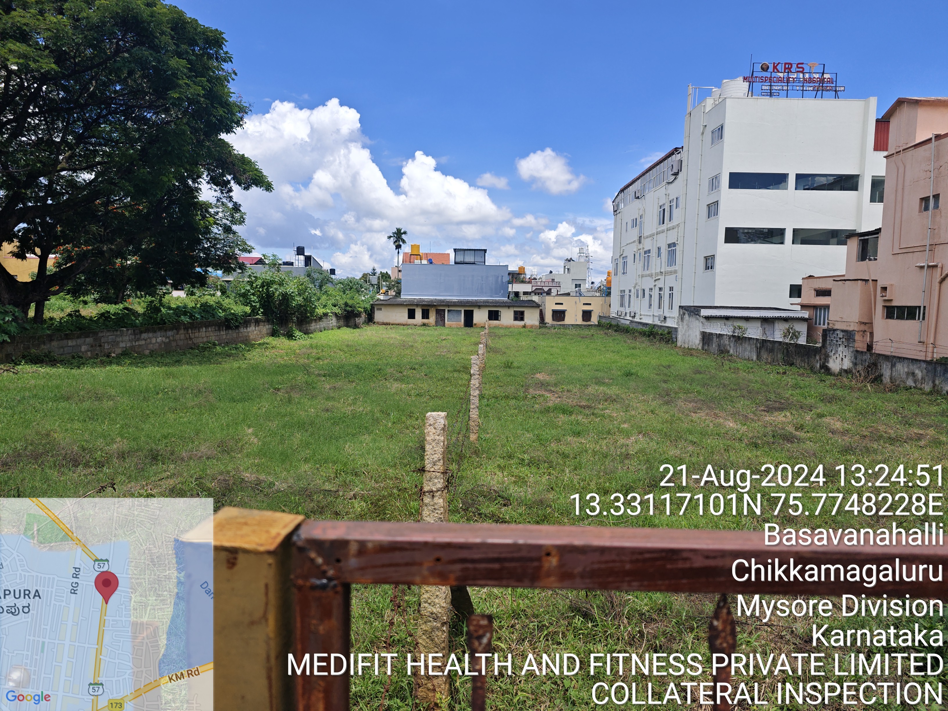 10625 square feet Plot for sale in BASAVANAHALLI MAIN ROAD, CHIKKAMAGALURU, KARNATAKA Chikkamagaluru — photo 2