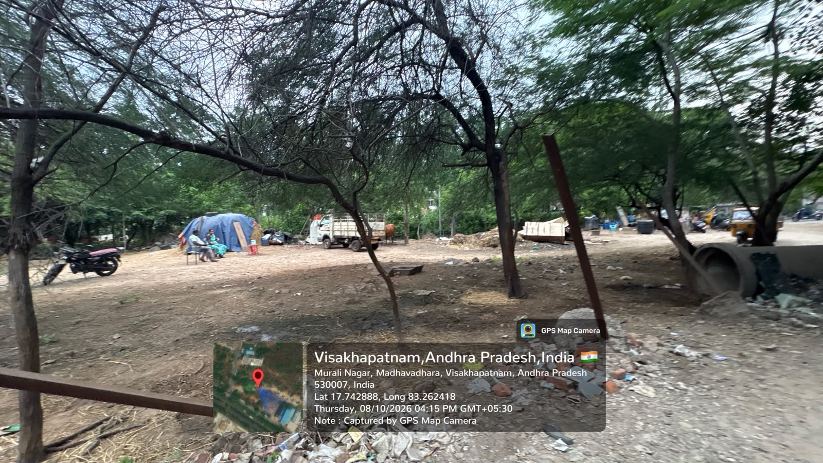 5106 square yard Plot for sale in Muralinagar, Madhavadhara, Near Botcha Convention Visakhapatnam