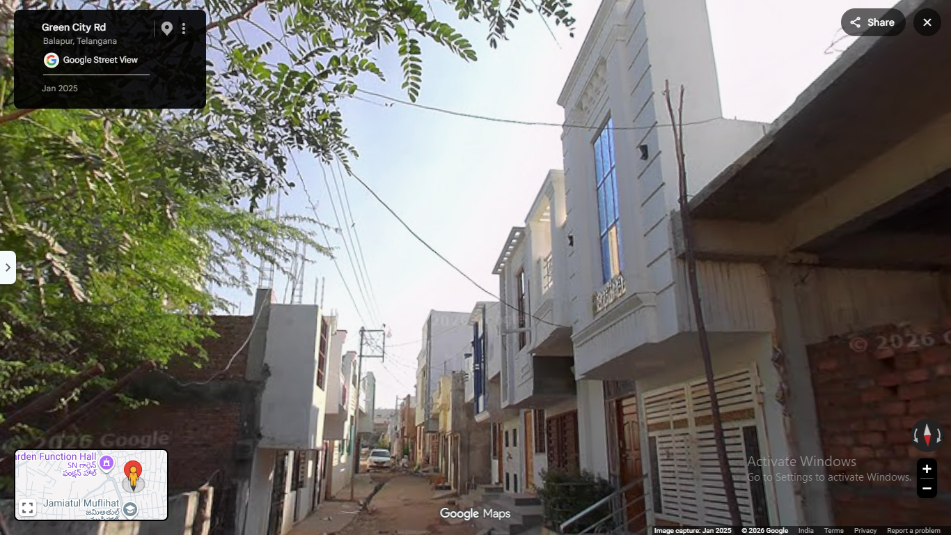 942 square feet Individual House for sale in BALAPUR Hyderabad