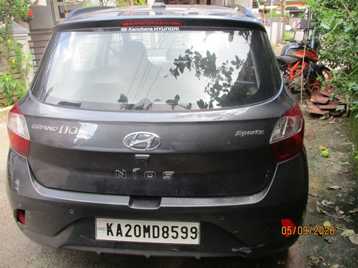 2021 Hyundai Grand i10 NIOS Sportz 1.2 Petrol MT Hatchback 86000 km 5 years for sale in Sai Karuna Bannanje Udupi — photo 4