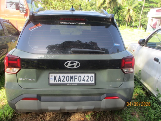 2023 Hyundai Exter SX(O) Compact SUV 38000 km 3 years for sale in Kenstone Udupi — photo 3