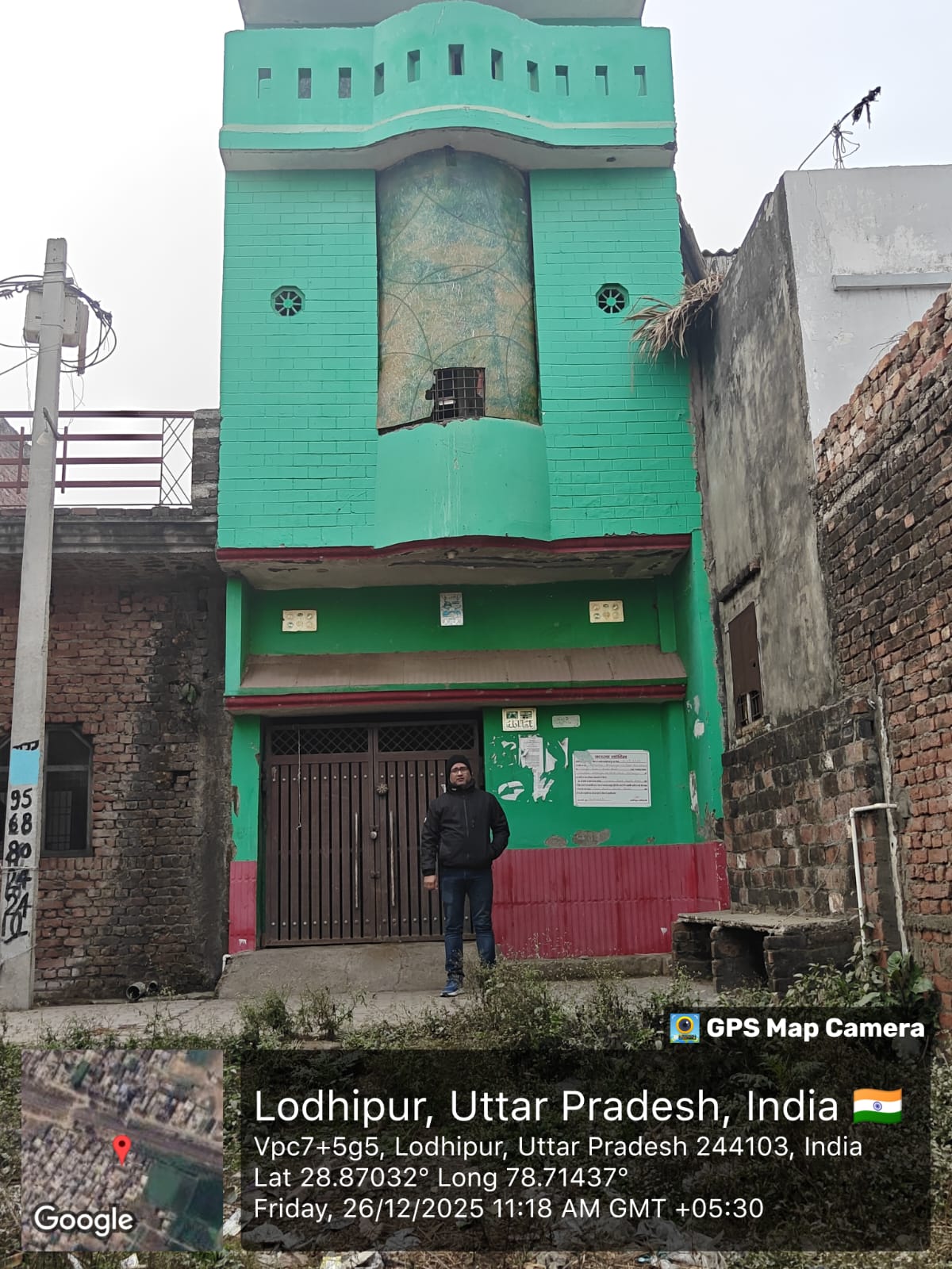 48.6 square meter Individual House for sale in village Lodhipur Jawahar Nagar Tehsil & Distt. Moradabad Barwara Mazra — photo 2