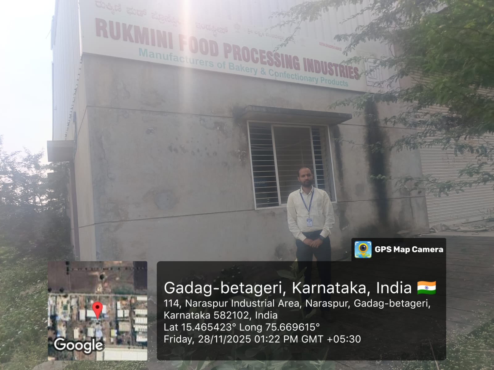 4000 square meter Industrial Plot with Factory Building for sale in Gadag Betageri — photo 1
