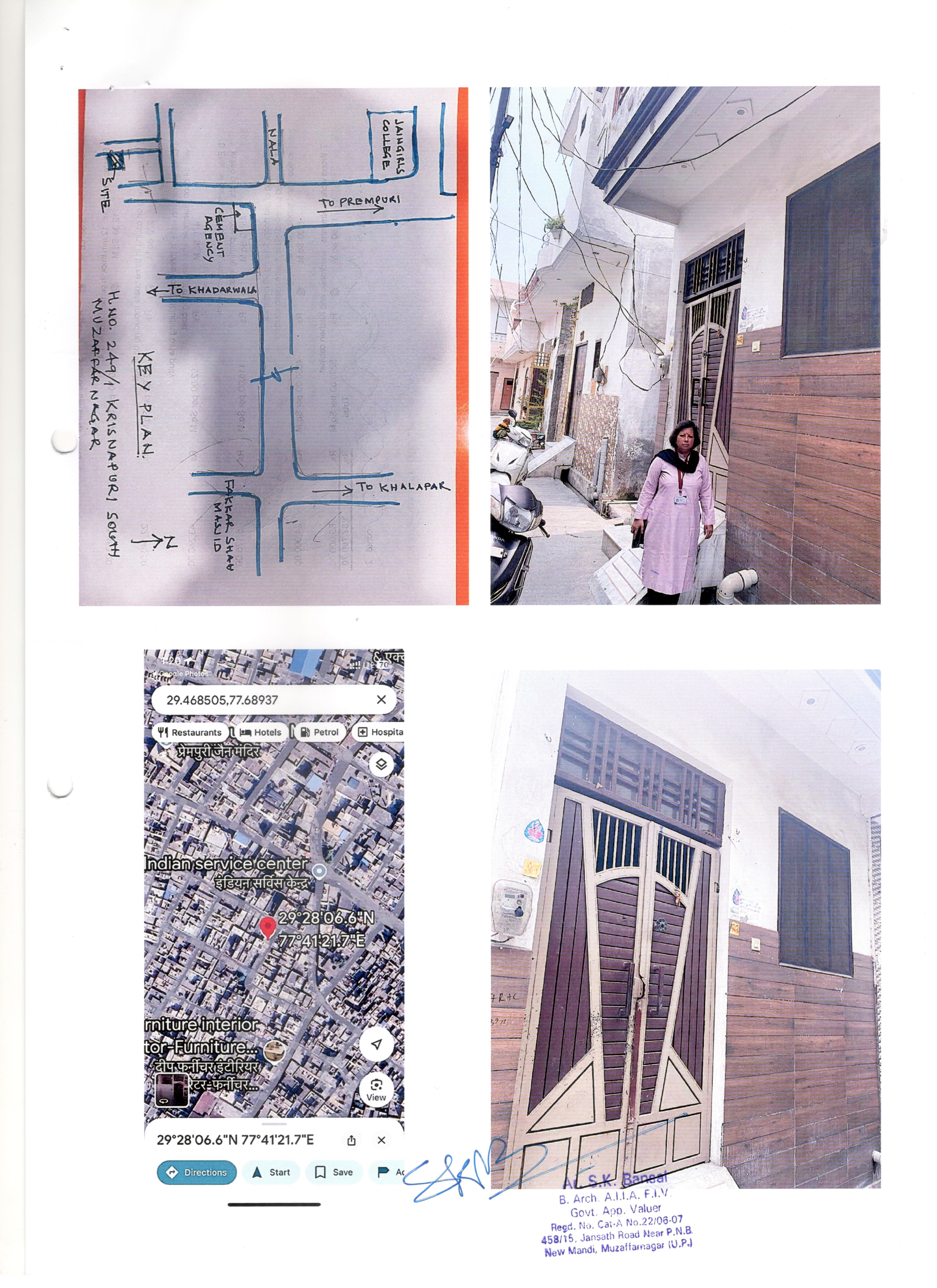 39.53 square meter Individual House for sale in KRISHNAPURI DEEP FURNITURE WALI GALI Muzaffarnagar