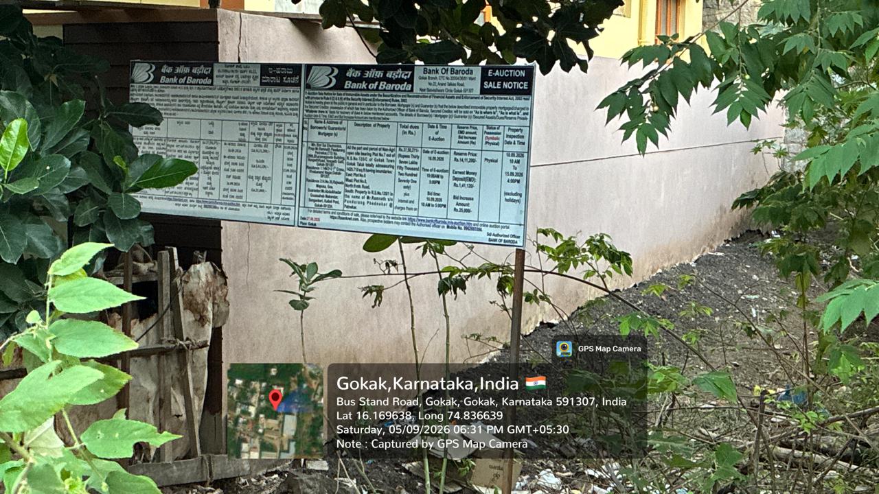 1425.71 square feet Plot for sale in Gokak