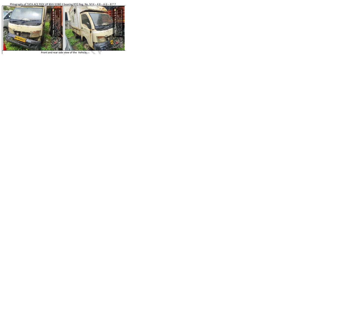 2015 Tata Ace Gold 2100/Diesel Mini Truck 100000 km 11 years for sale in KALVIN WAREHOUSING PARKING YARD Thane — photo 2