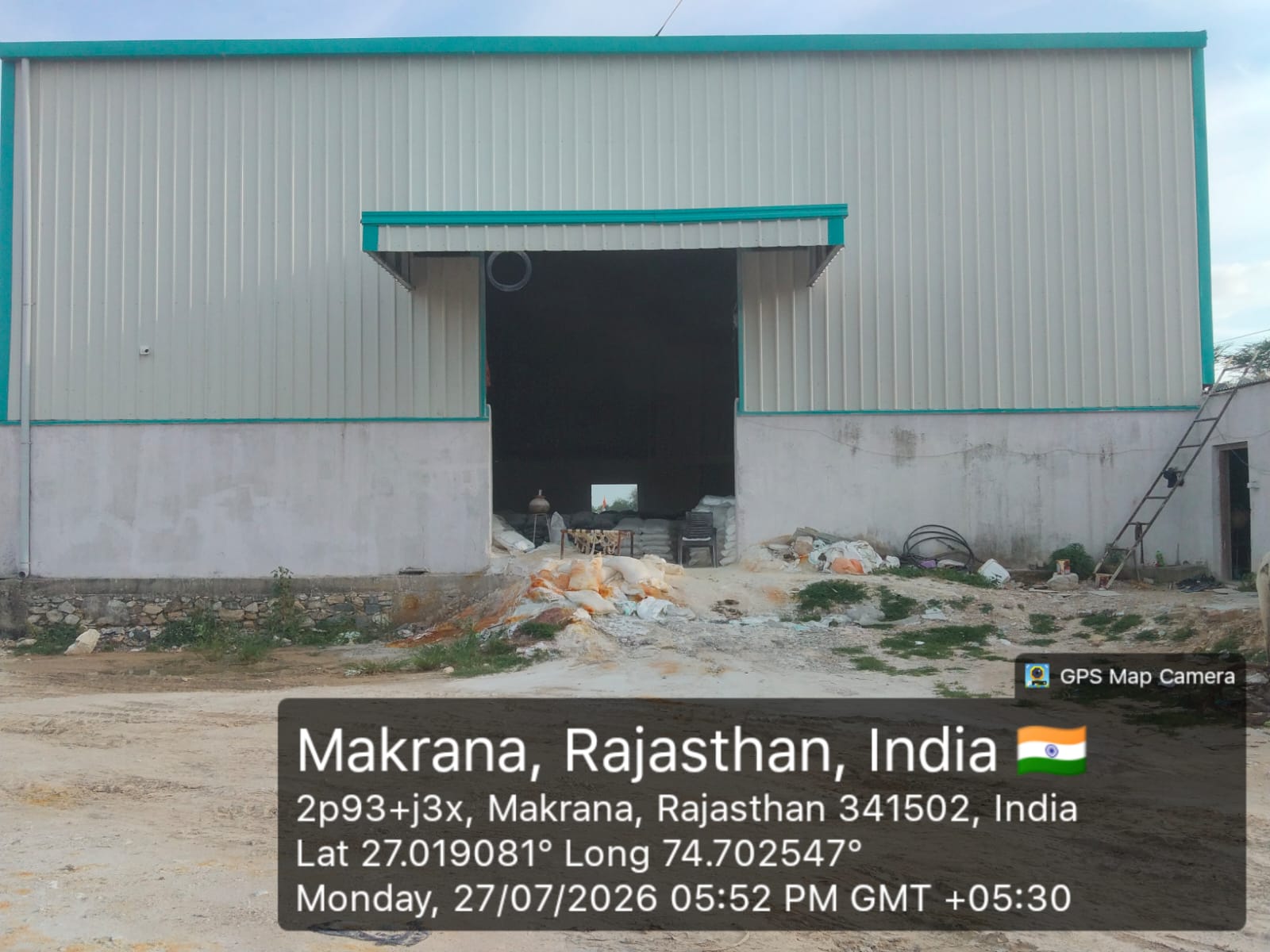 1473.97 square meter Shed with Plant and Machinery for sale in Gram Gunawati Makrana Makrana — photo 1