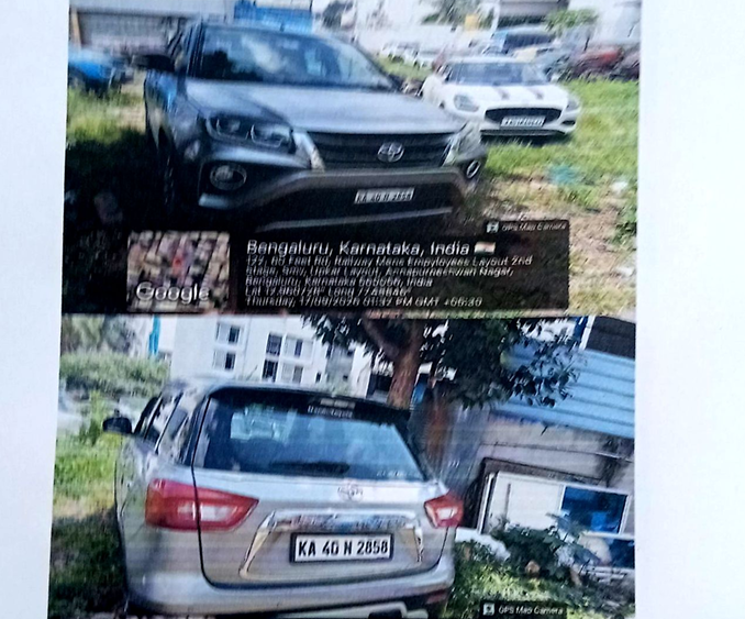 2021 Toyota Urban Cruiser Mid MT SUV 168689 km 5 years for sale in Sai Karuna Parking Yard Nanjangud — photo 2