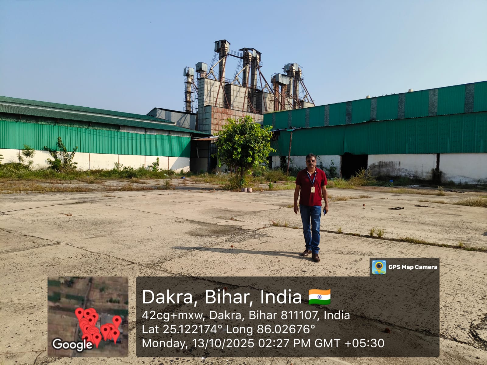 54000 square feet Industrial Plot with Factory Building for sale in LAKHISARI Lakhisarai