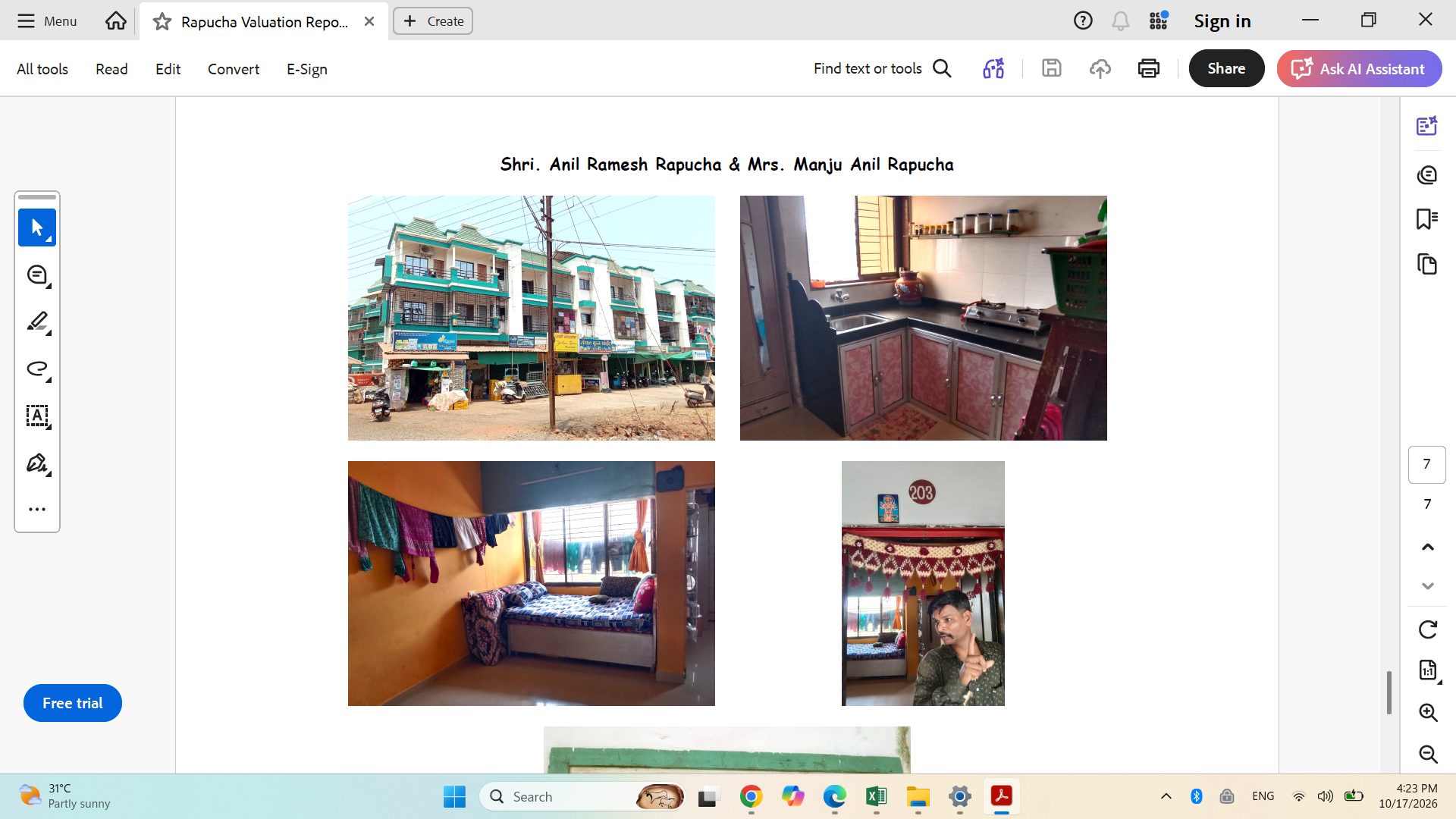 436 square feet Flat for sale in Solar Green Apartment, Shirgaon Ratnagiri — photo 3