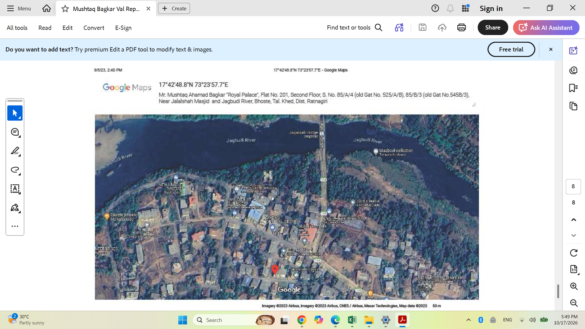 569 square feet Flat for sale in Jagbudi River Khed — photo 3