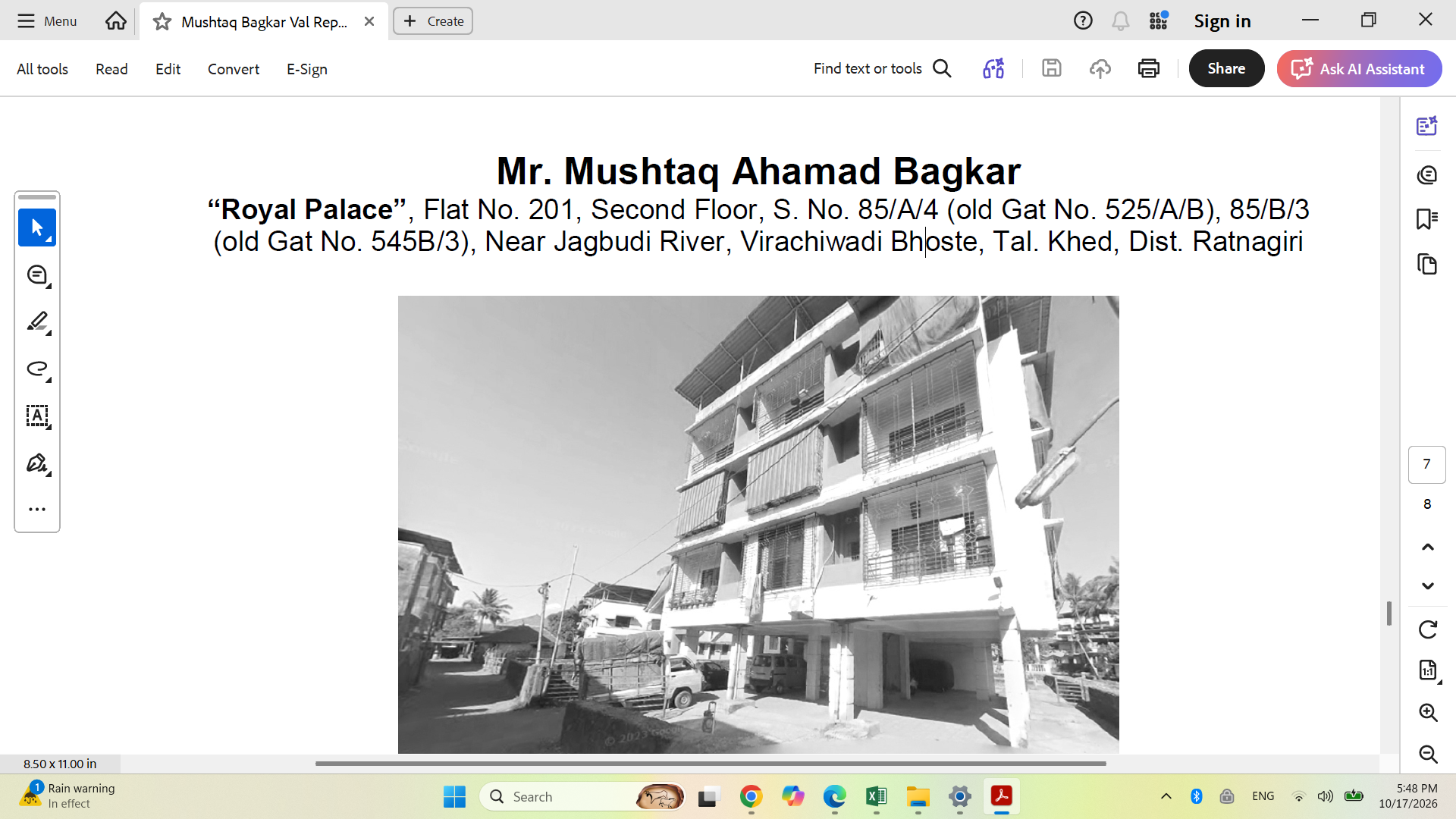 569 square feet Flat for sale in Jagbudi River Khed — photo 1