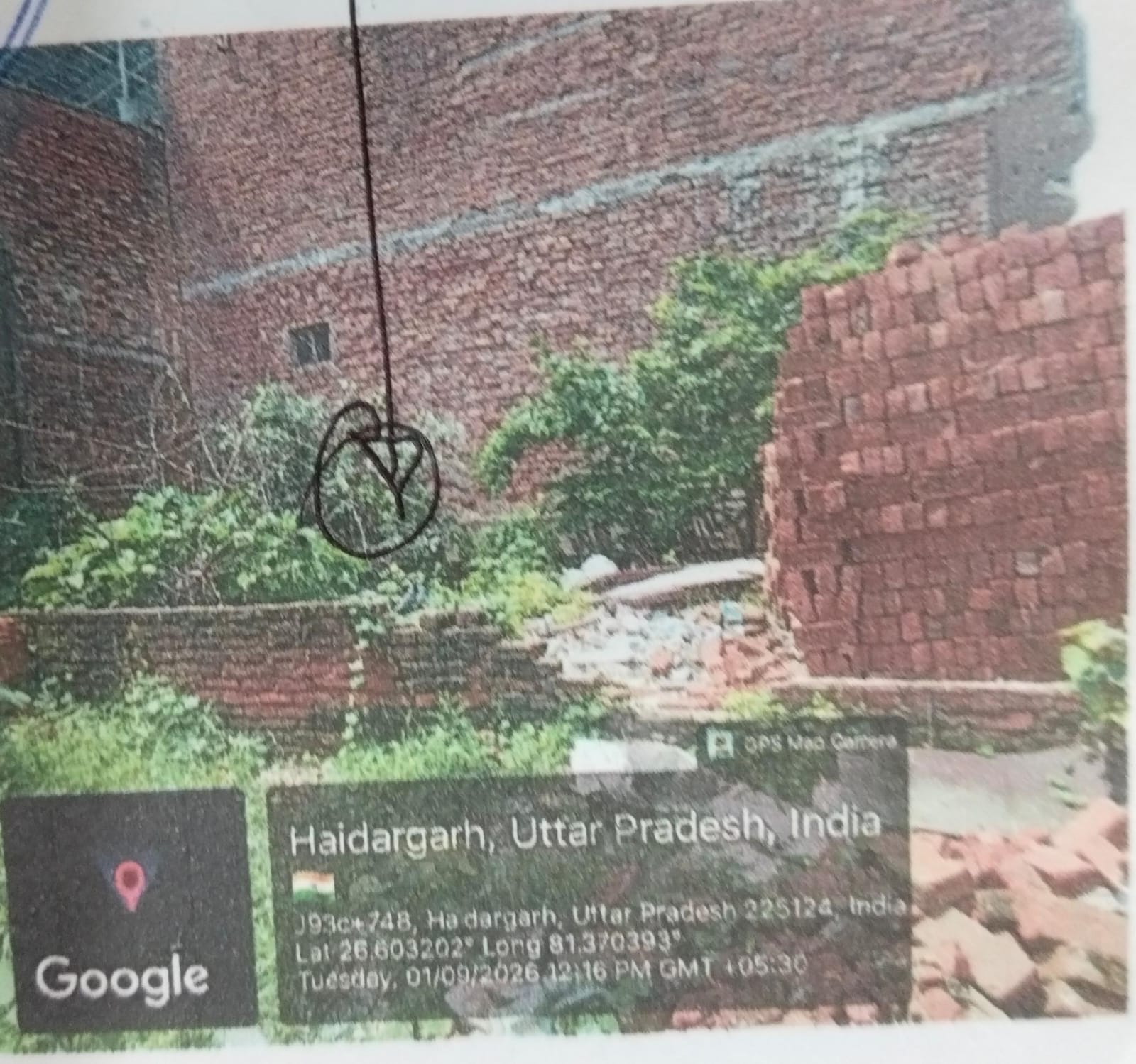 55.76 square meter Plot for sale in BARABANKI Haidergarh — photo 2