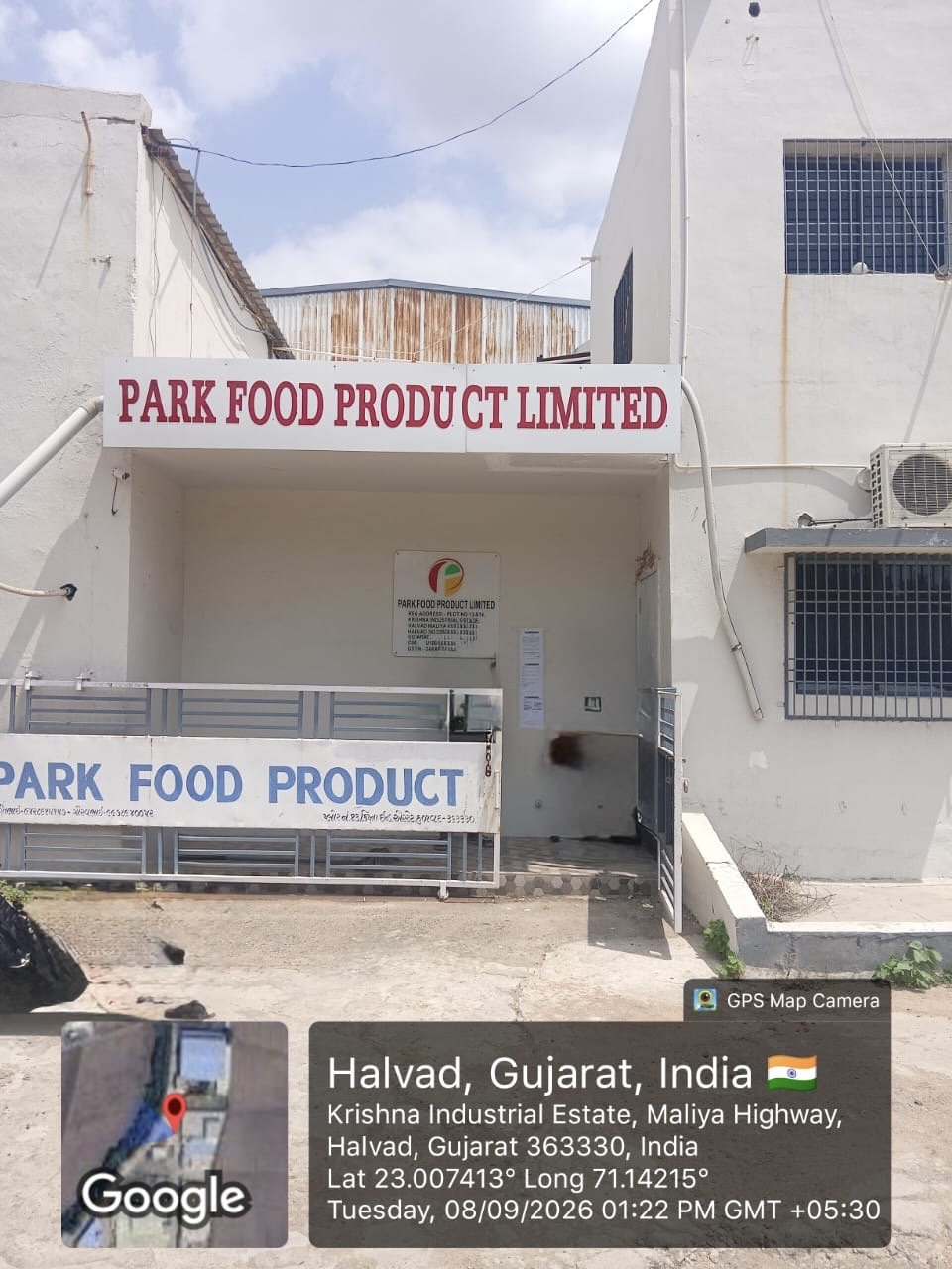 1086.3 square meter Industrial Plot with Factory Building for sale in HALVAD Halvad — photo 7