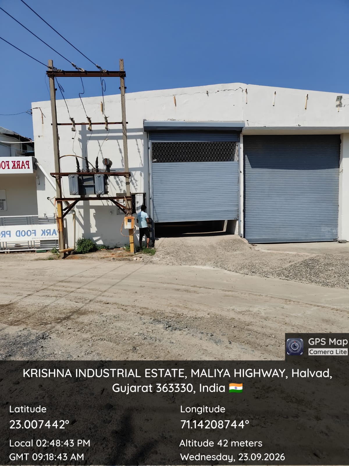 1086.3 square meter Industrial Plot with Factory Building for sale in HALVAD Halvad — photo 4