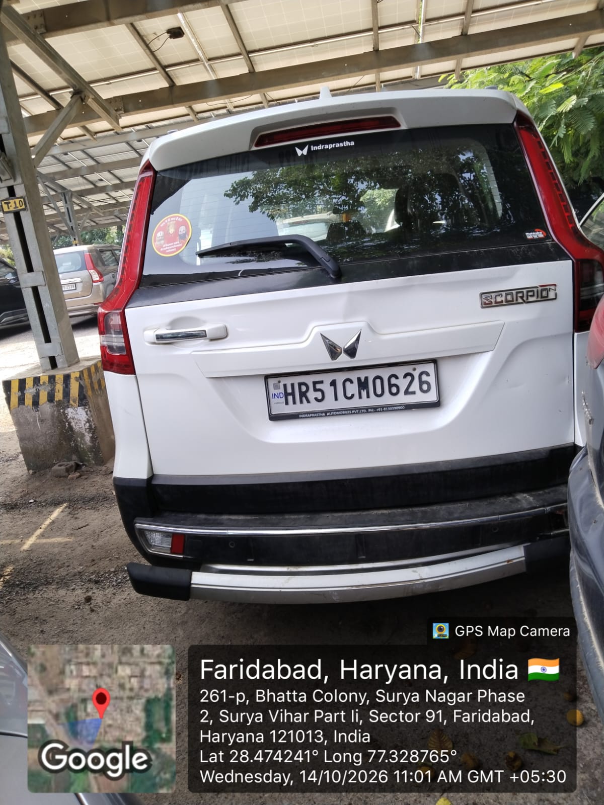 2023 Mahindra Scorpio N Z8 L SUV 145000 km 2 years for sale in Neelam Bata Chowk Metro Station Parking Faridabad — photo 2