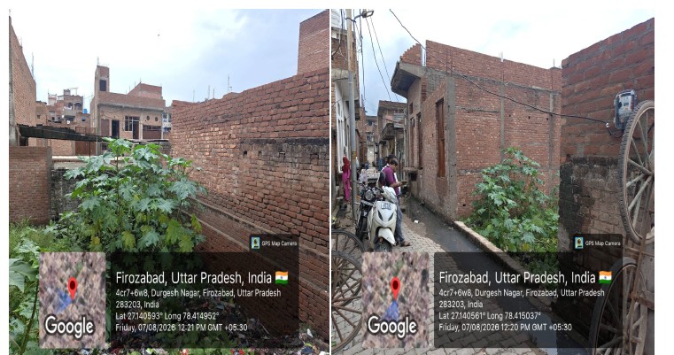 55.8 square meter Plot for sale in Firozabad — photo 1