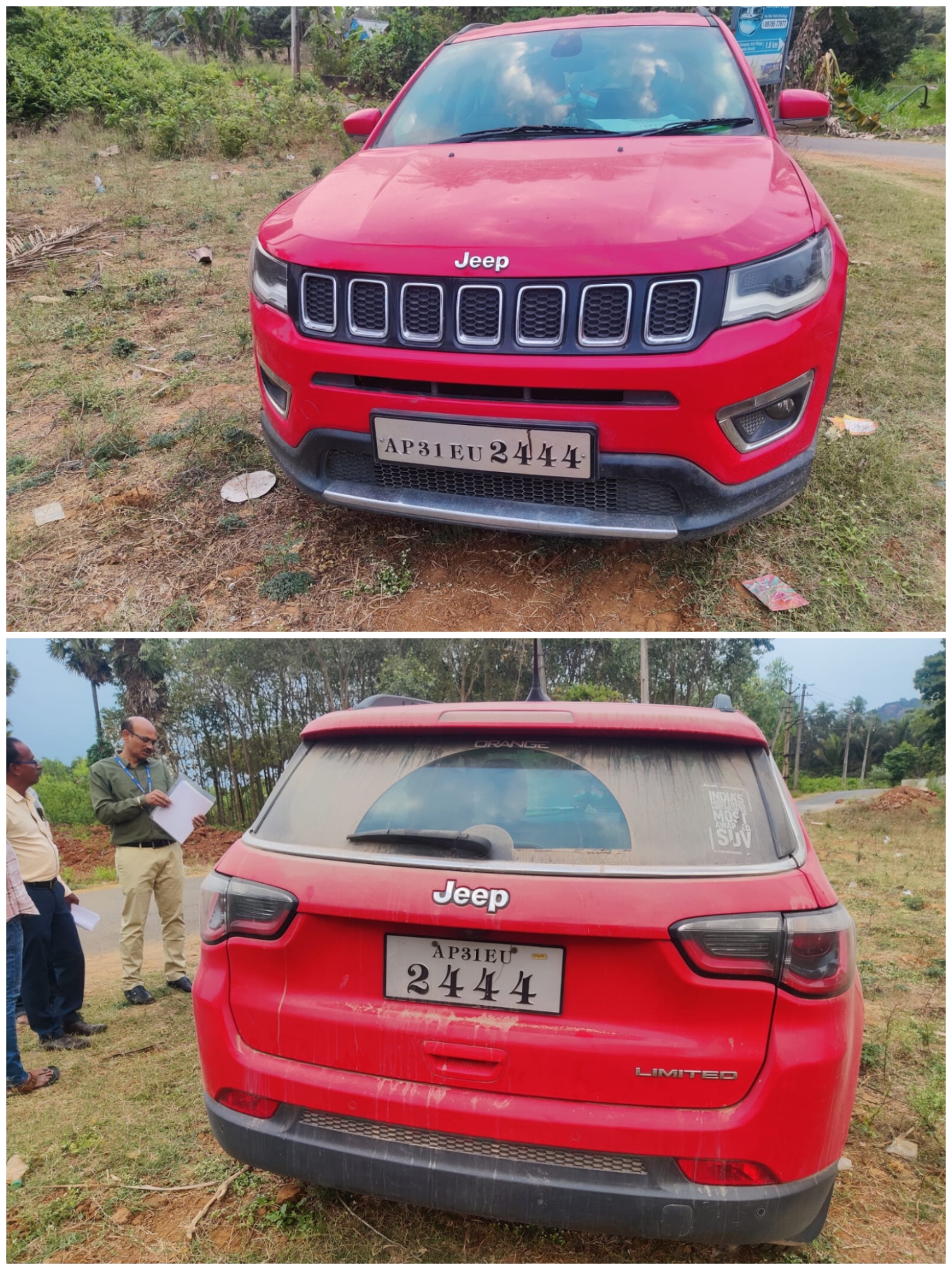 JEEP COMPASS AP 31 EU 2444 for sale in Madhurawada — photo 1