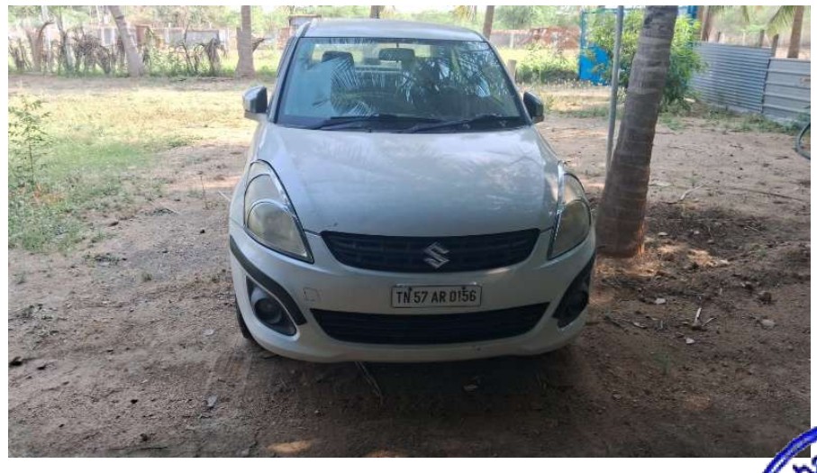 2014 Maruti Suzuki Dzire LXi Compact sedan 283341 km 12 years for sale in Canara Bank’s Recovery yard premises Dindigul — photo 3