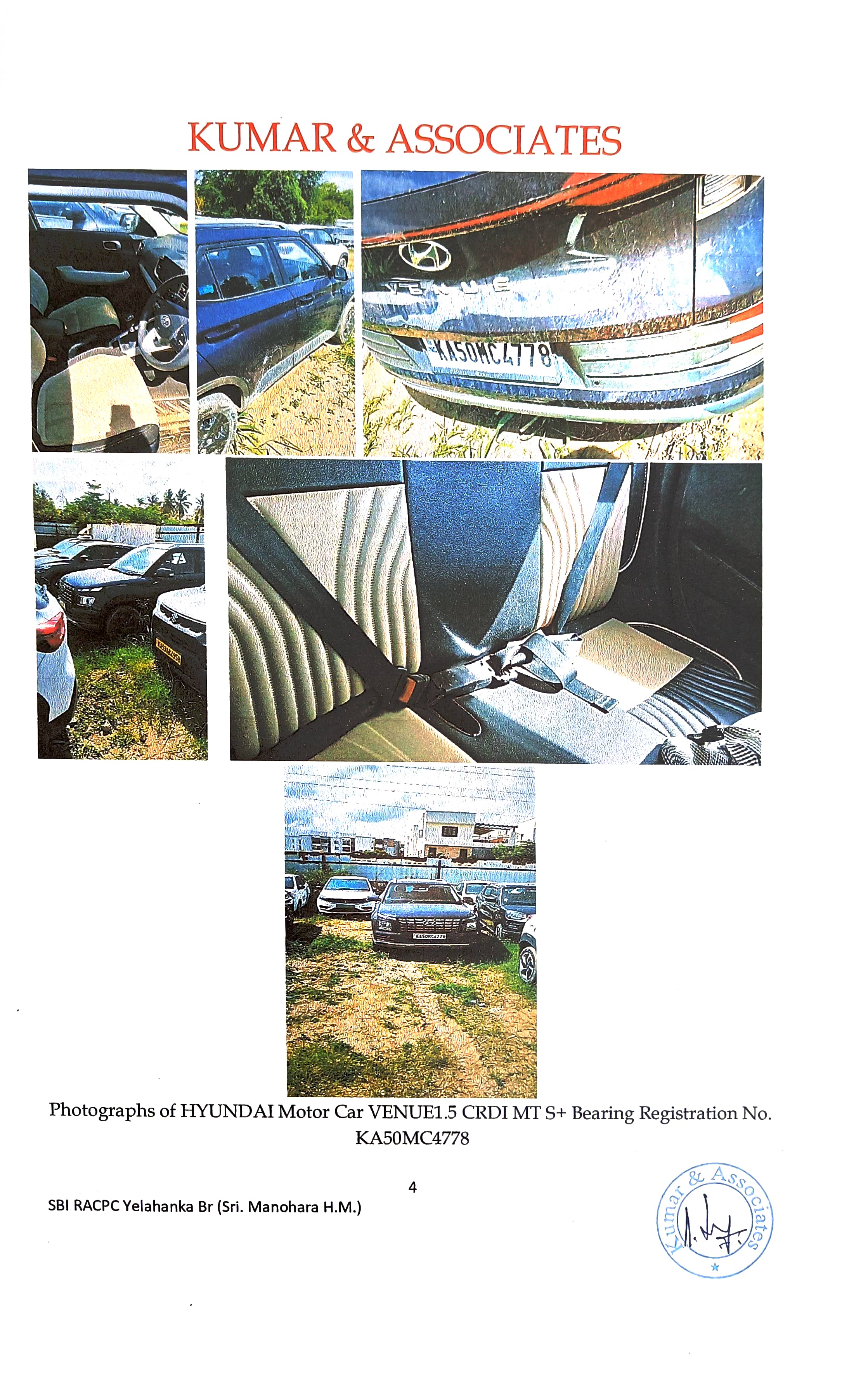 HYPOTHECATION OF CAR for sale in HORAMAVU Bengaluru — photo 1