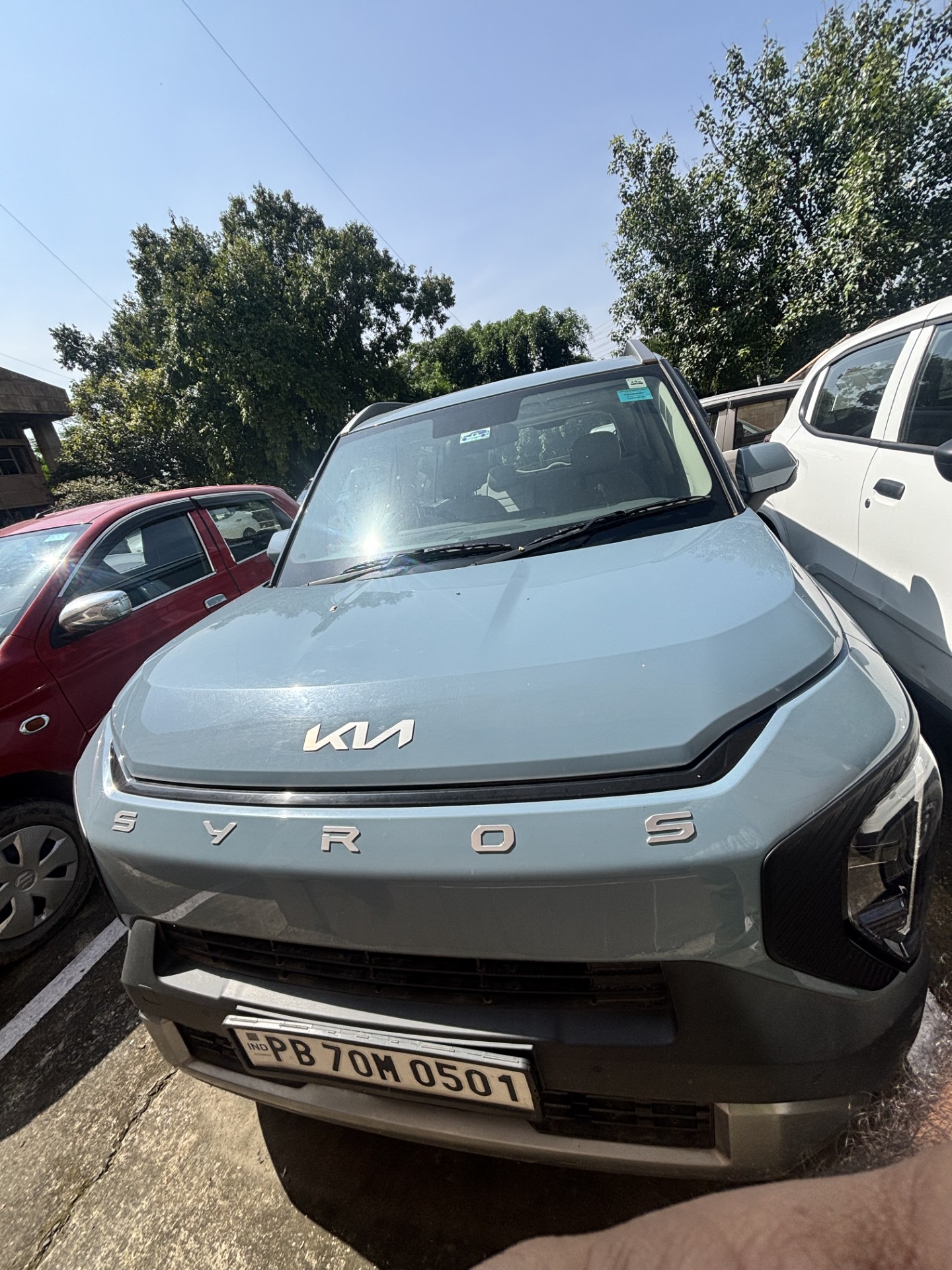2025 Kia Syros HTX Plus SUV 8650 km 1 year for sale in SBI ADMIN OFFICE Panchkula — photo 2