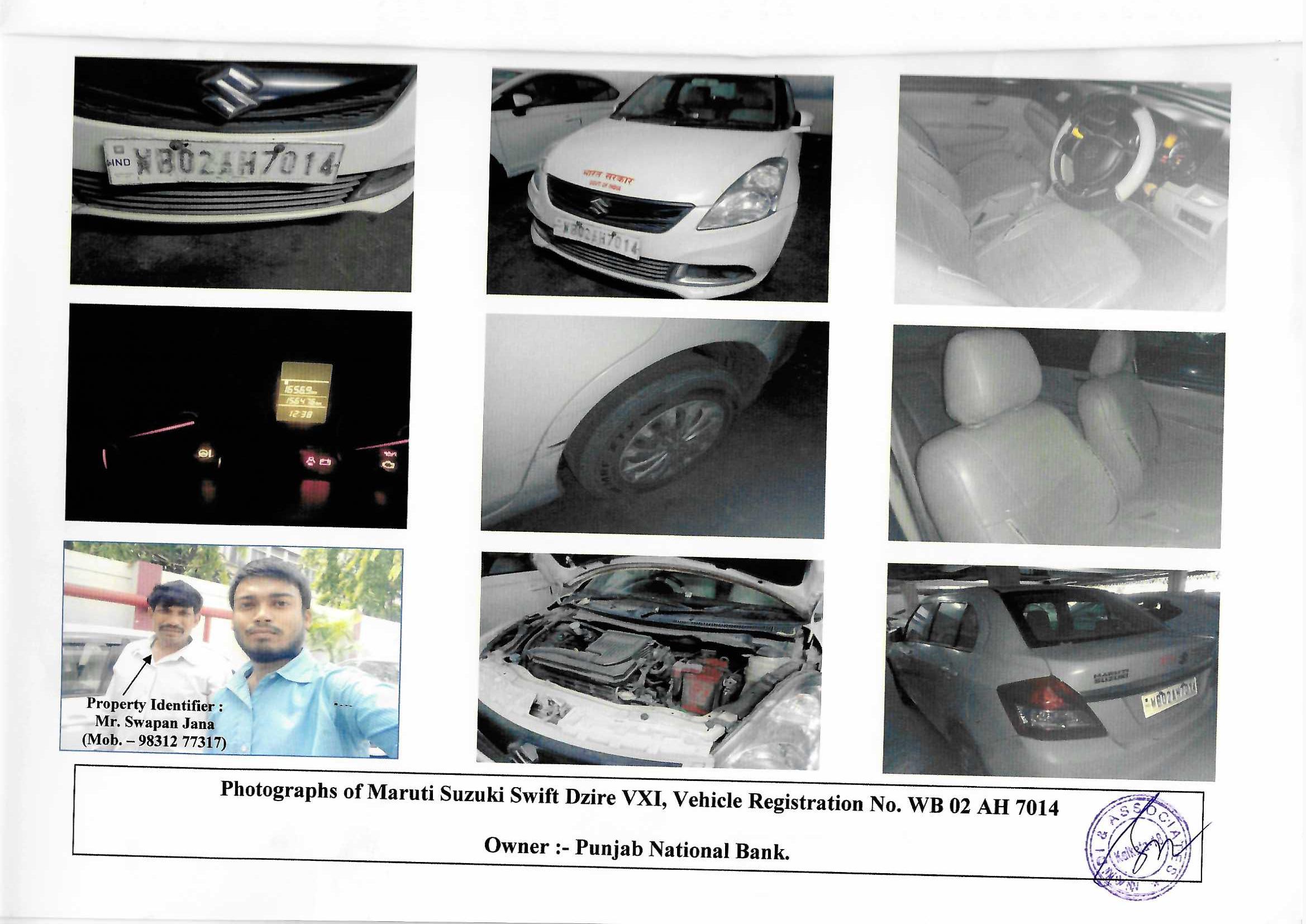 2015 Maruti Suzuki Dzire VXi Compact sedan 135809 km 11 years for sale in PUNJAB NATIONAL BANK ZONAL OFFICE KOLKATA Kolkata — photo 1