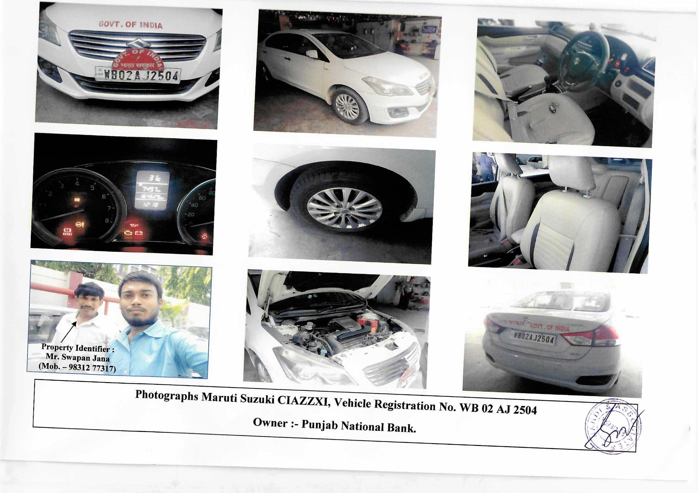 2016 Maruti Suzuki Dzire ZXi Compact sedan 135809 km 10 years for sale in PUNJAB NATIONAL BANK ZONAL OFFICE KOLKATA Kolkata — photo 3