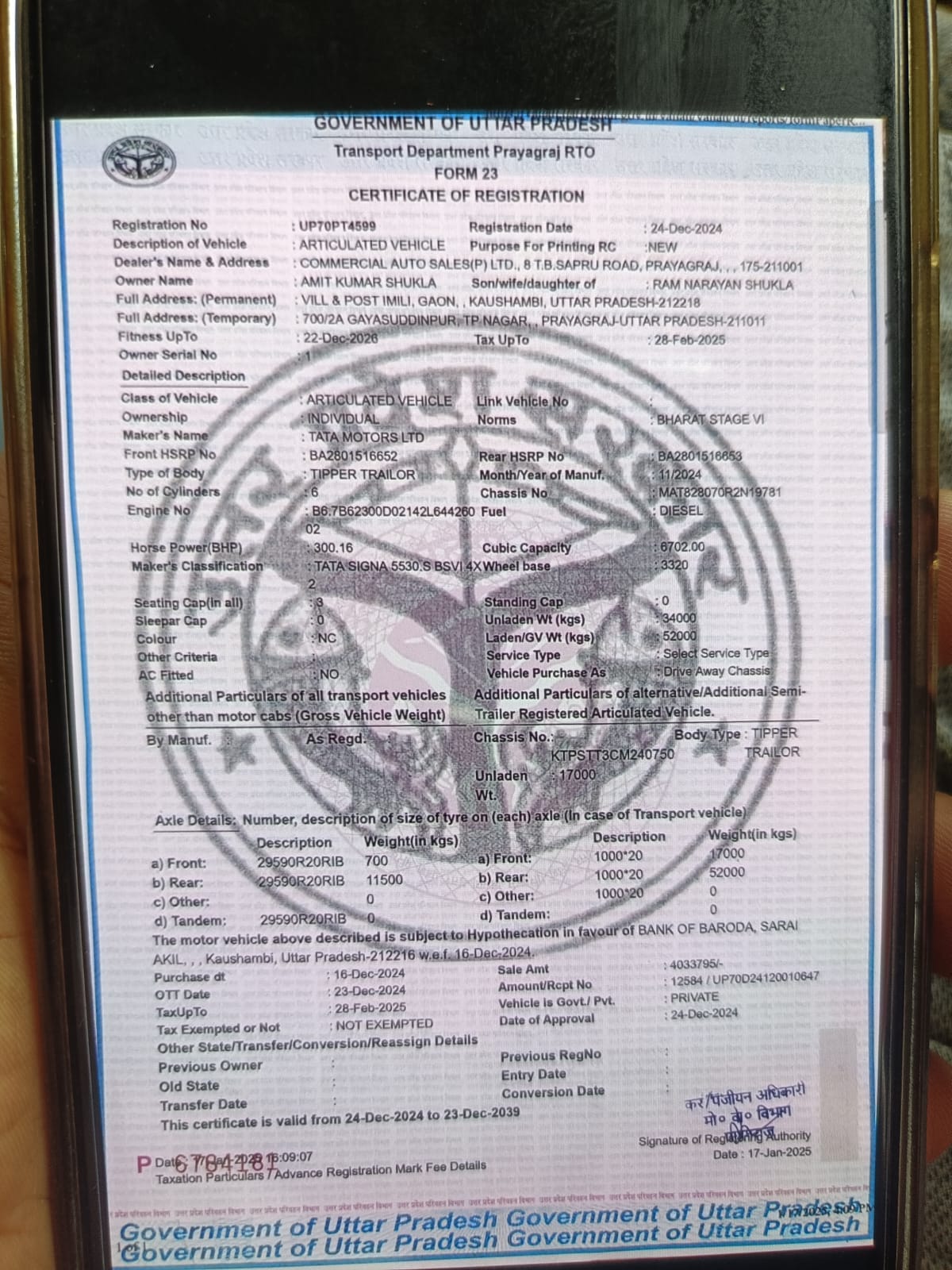 COMMERCIAL VEHICLE for sale in KAUSHAMBI Karari — photo 6