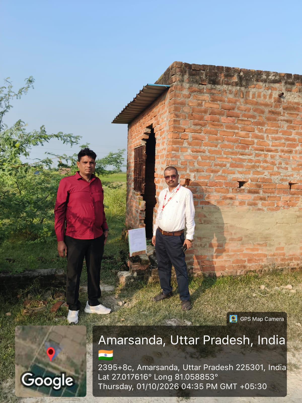 172.39 square meter Plot for sale in Amarsanda, Pargana Kursi Tehsil Fateh Pur, District Barabanki, Uttar Pradesh Dewa — photo 2