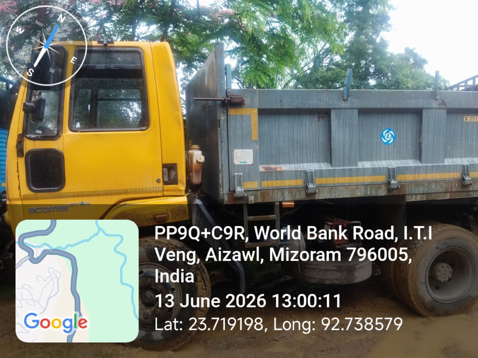 2022 Ashok Leyland AVTR 3520 8x2 Tipper Tipper 35000 km 4 years for sale in WORK BANK ROAD ITI VENG AIZAWL Aizawl — photo 2