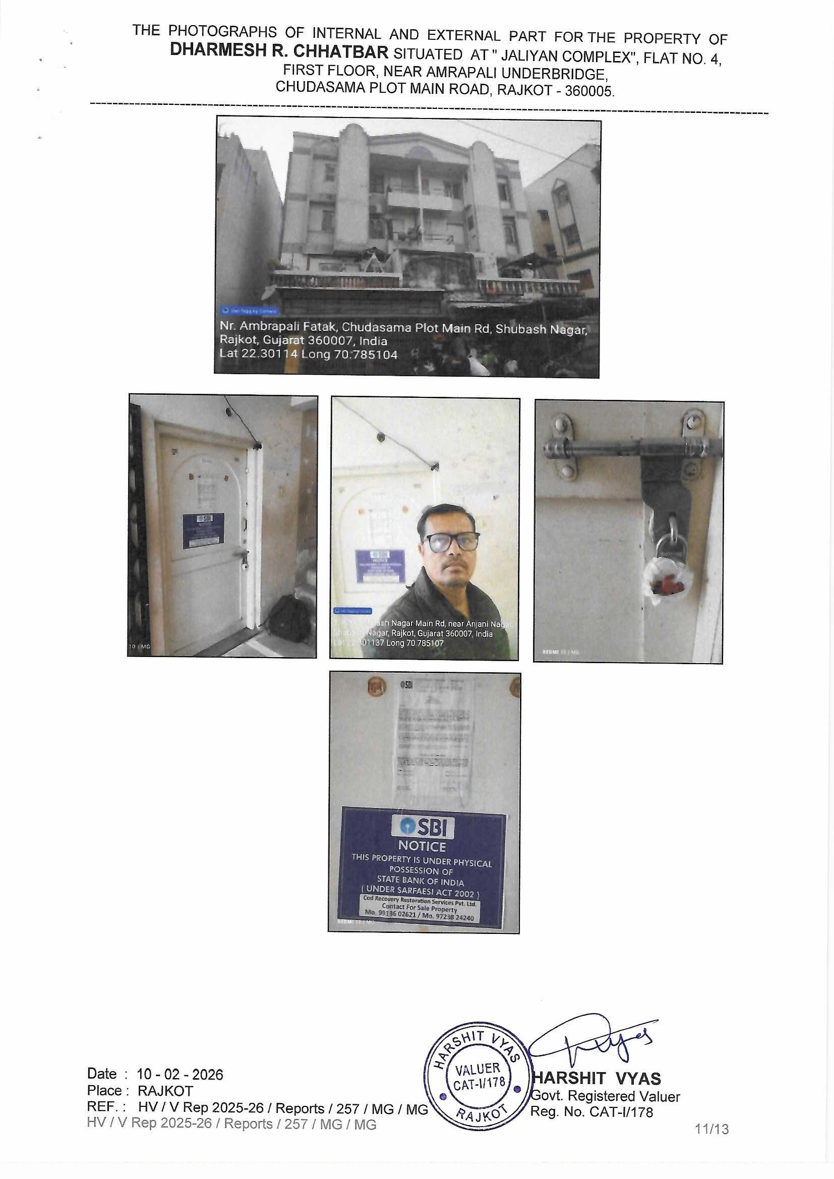1 BHK Flat for sale in Jaliyan Complex, Near Amrapali Fatak Rajkot — photo 1