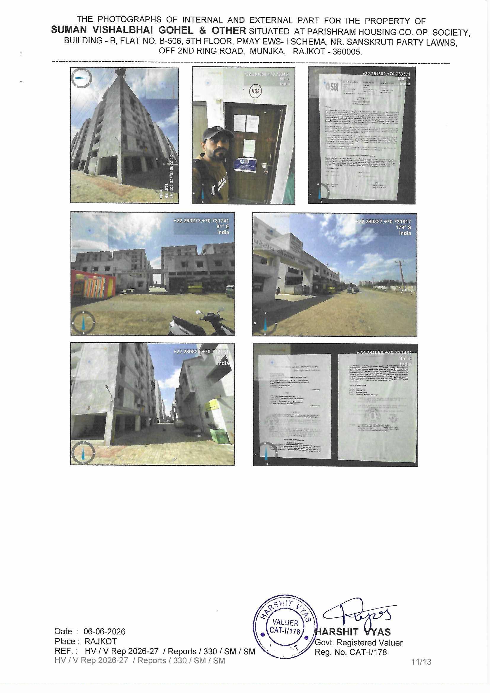 1 BHK Flat for sale in Parishram Housing Co. Op. Society, Munjka Rajkot — photo 1