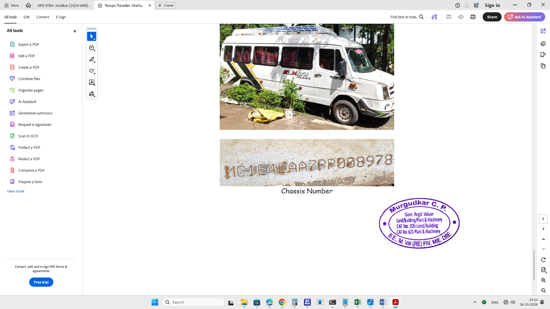 2023 Force Motors Traveller N Passenger 3050WB Van 15000 km 3 years for sale in Palgad Ratnagiri — photo 2