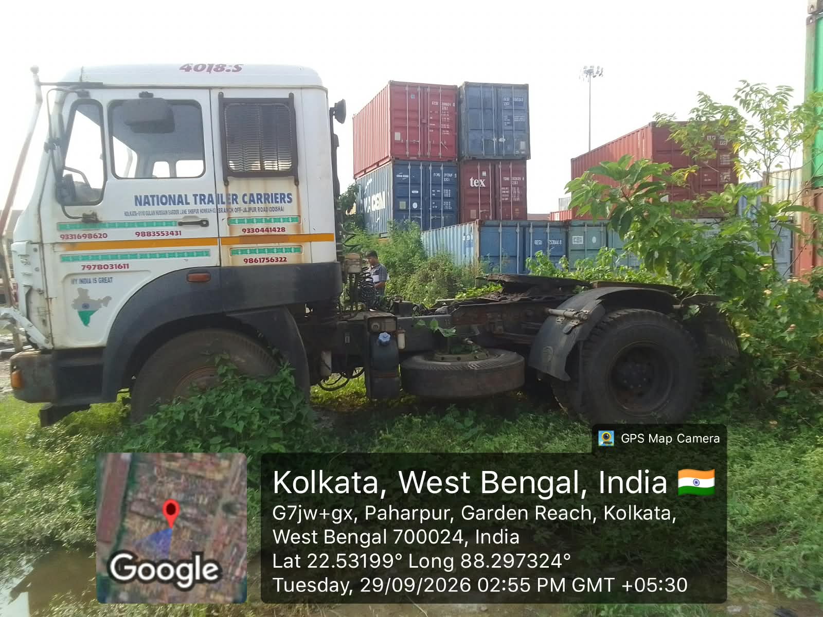 2018 Tata Signa 4018.S CAB 3800 Trailer 500000 km 8 years for sale in TNS PARKING DHOBITALAV NETA JI DUCK YARD KHIDIRPORE KOLKATA Kolkata — photo 4