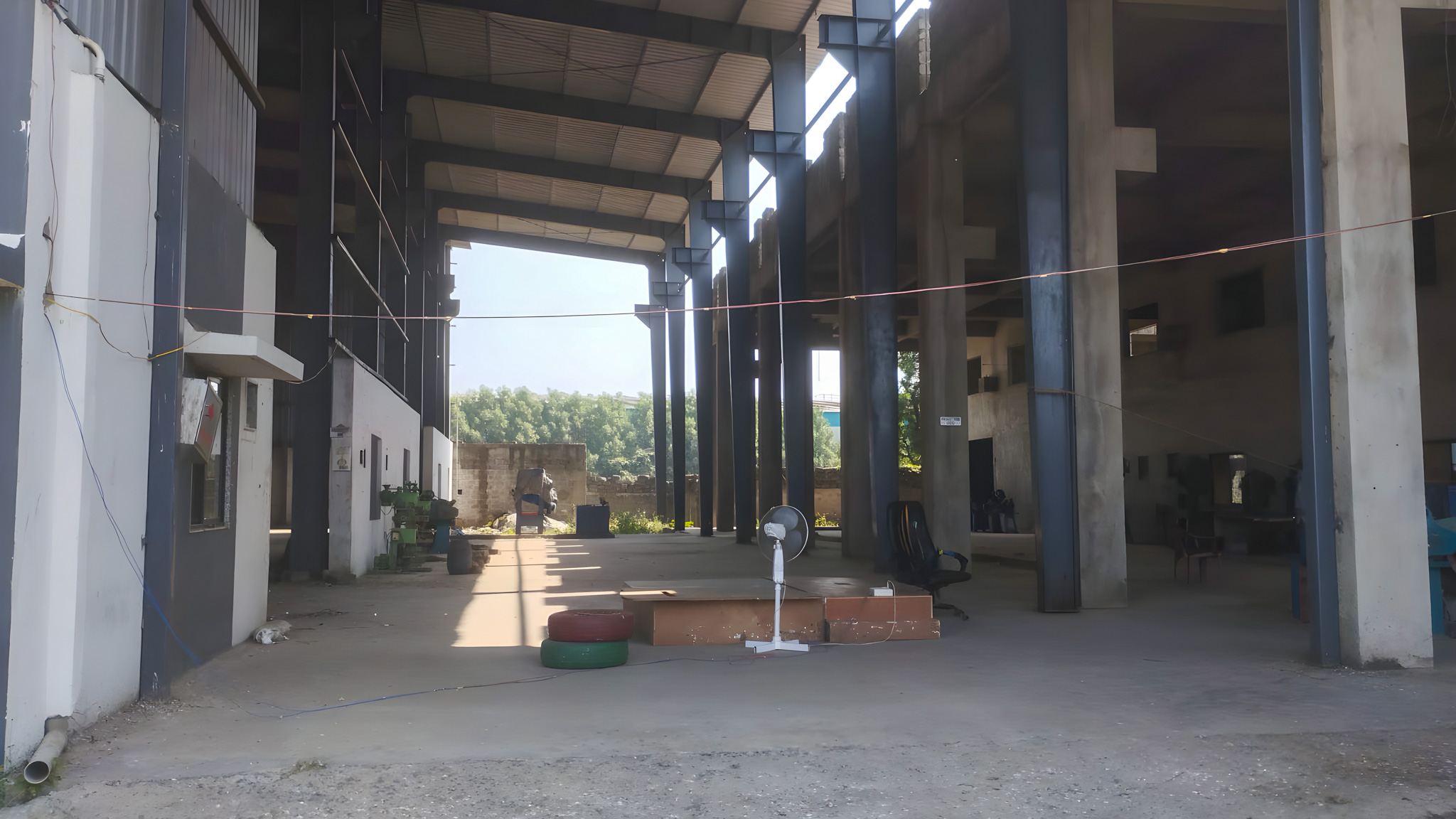 7689 square meter Industrial Plot with Factory Building for in ...