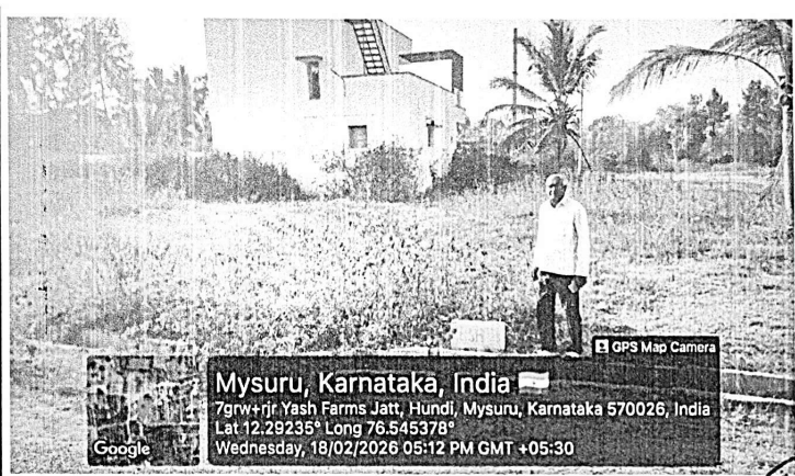1502 square feet Plot for sale in Yesh Farms Phase-2, Jattihundi Village Mysuru — photo 2