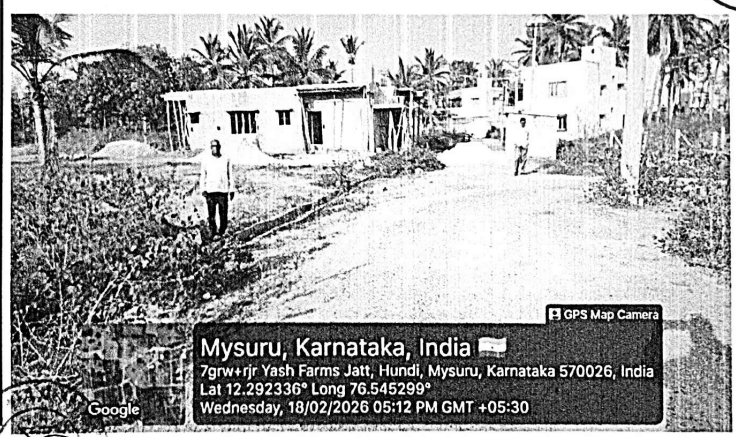 1502 square feet Plot for sale in Yesh Farms Phase-2, Jattihundi Village Mysuru — photo 3