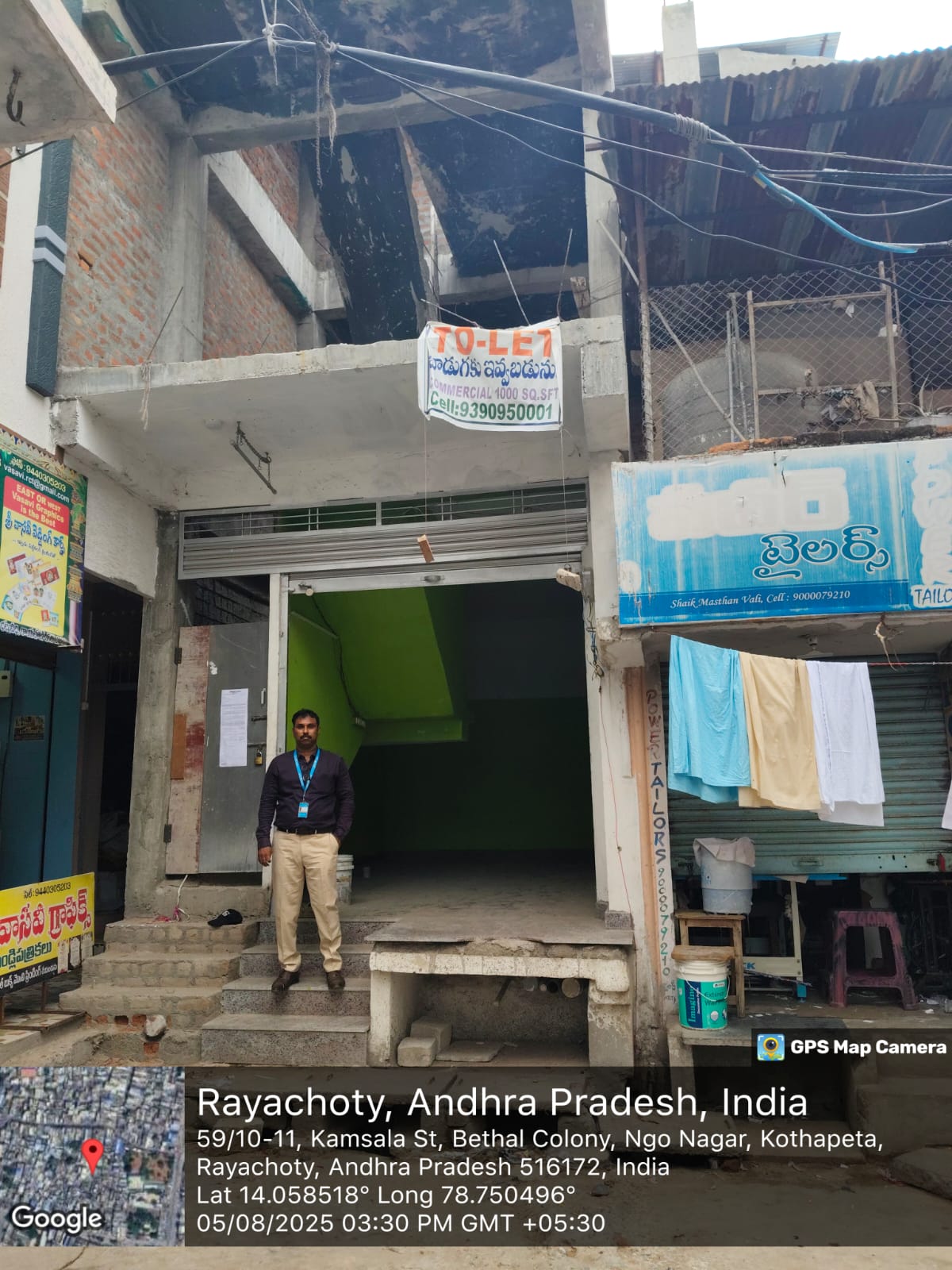 Shops for sale in land and building in SY 675/2B1 DNO 58/150 AND 58/151 WARD NO 58 BHATTU STREET, RAYACHOTI Chennamukkapalle — photo 2