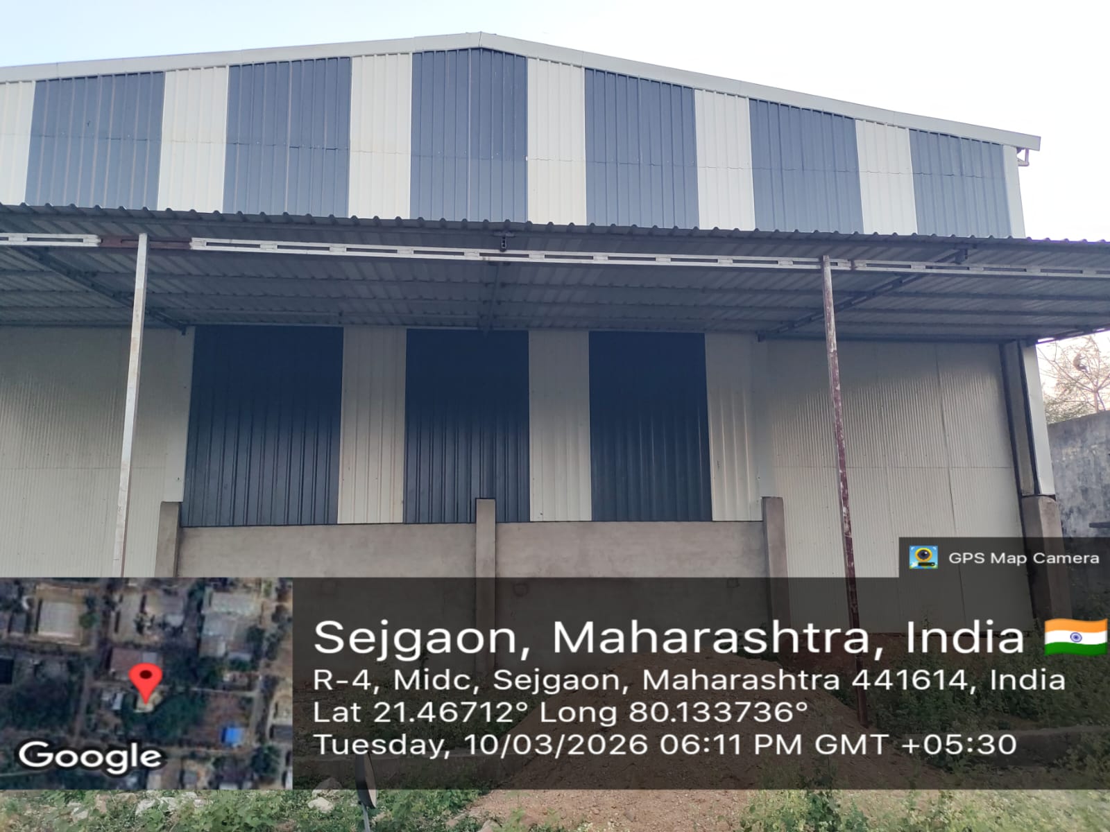 840 square meter Industrial Shed for sale in rural Gondia — photo 1