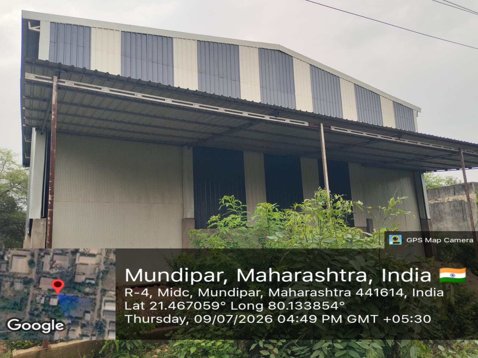 840 square meter Industrial Shed for sale in rural Gondia — photo 3