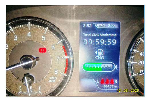 2025 Toyota Glanza G CNG Hatchback 28453 km 1 year for sale in BMC PAY AND PARK Mumbai — photo 3