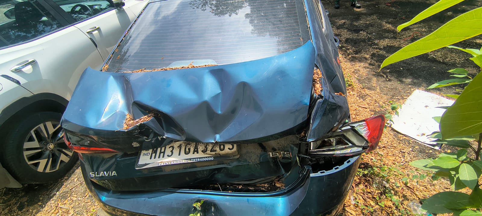2025 Skoda Slavia Monte Carlo 1.0 TSI AT Sedan 20000 km 1 year for sale in MAJOR RECOVERY Nagpur — photo 3