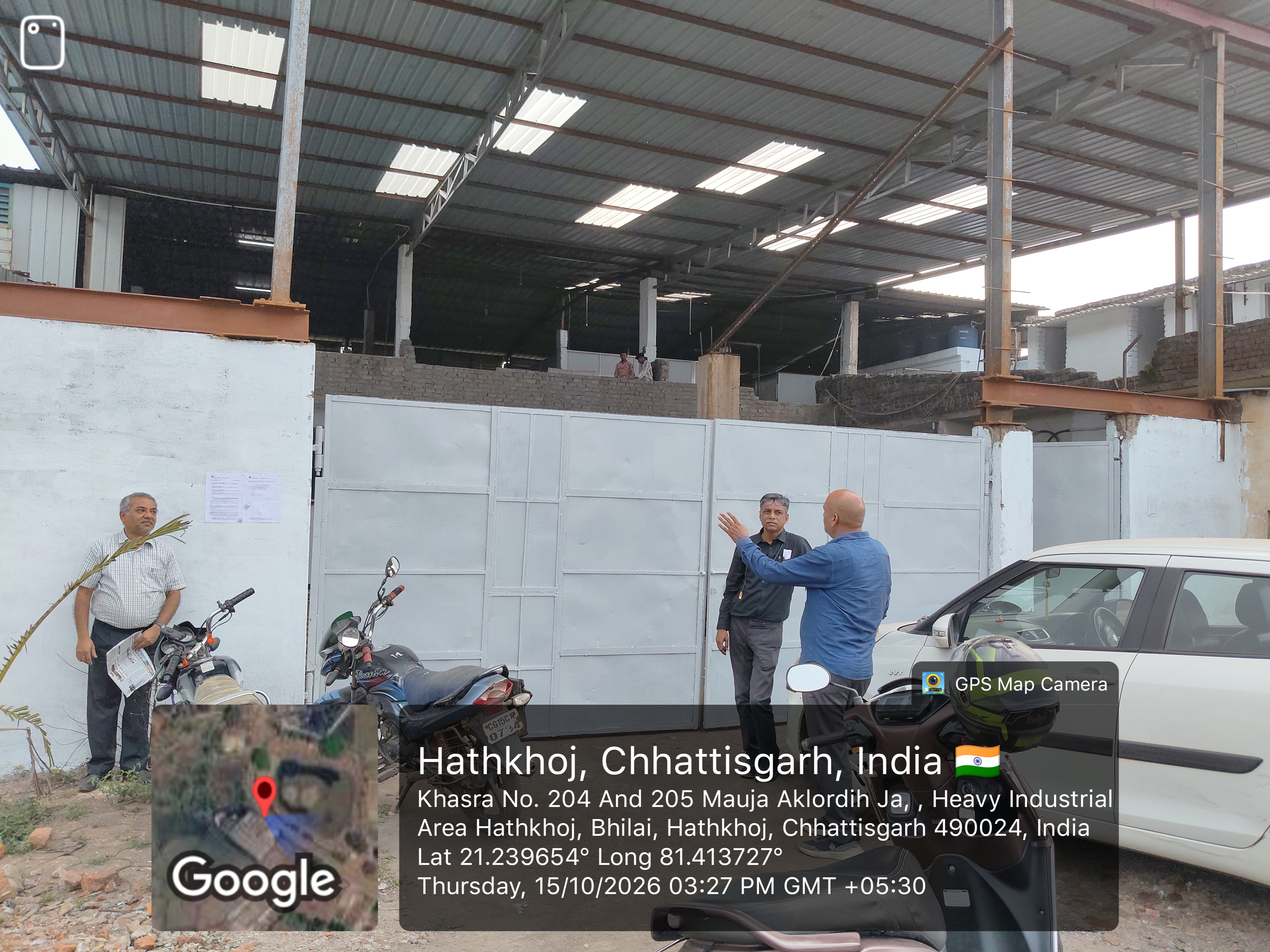 13920 square feet Industrial Plot with Factory Building for sale in Rural Bhilai — photo 1